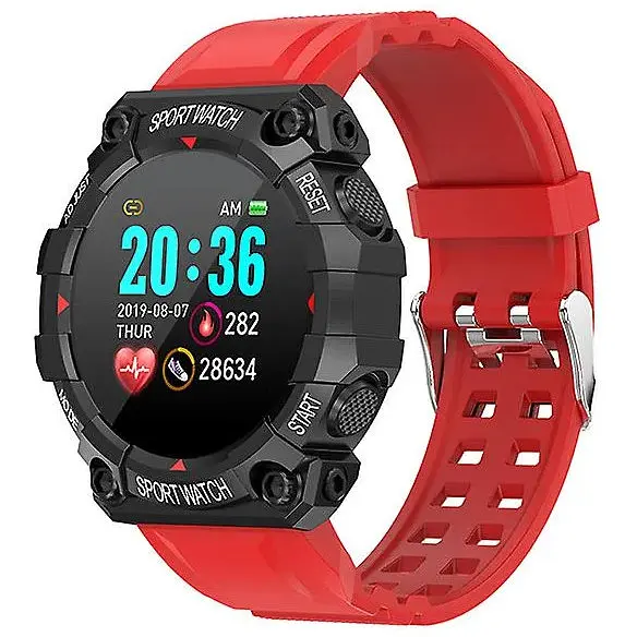 Сенсорний розумний смарт-годинник Smart FD68S Red (16101-hbr) - фото 3
