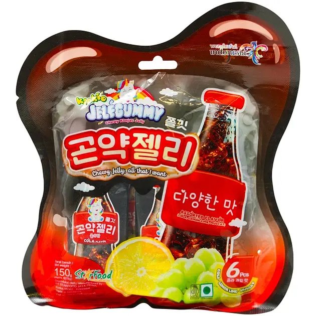 Желейки KioKio Straws Cola Pack 150 г (8997011280953)