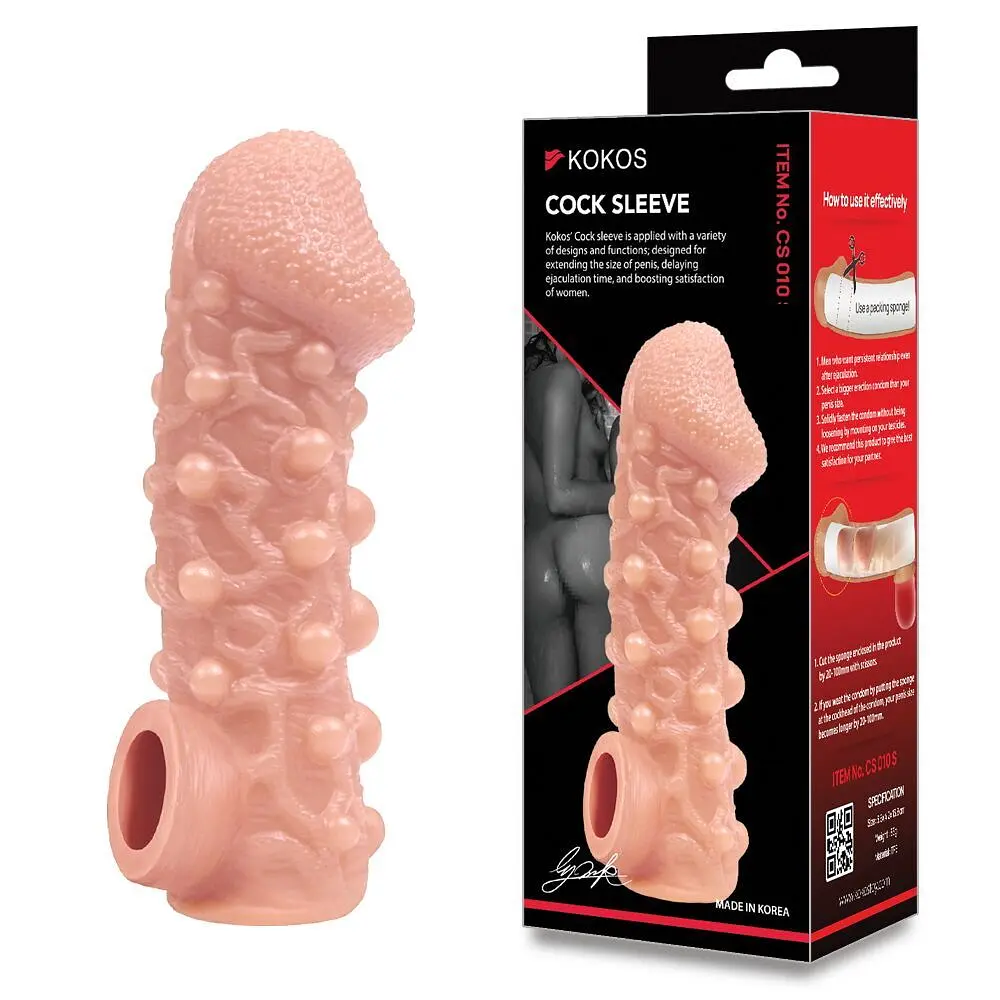 Насадка на член Kokos Cock Sleeve CS 010, L - фото 7