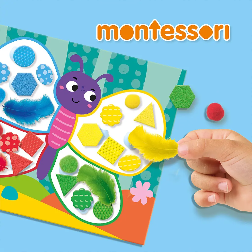 Набор для творчества SES Creative Montessori Сортируй цвета и материалы (14062S) - фото 6