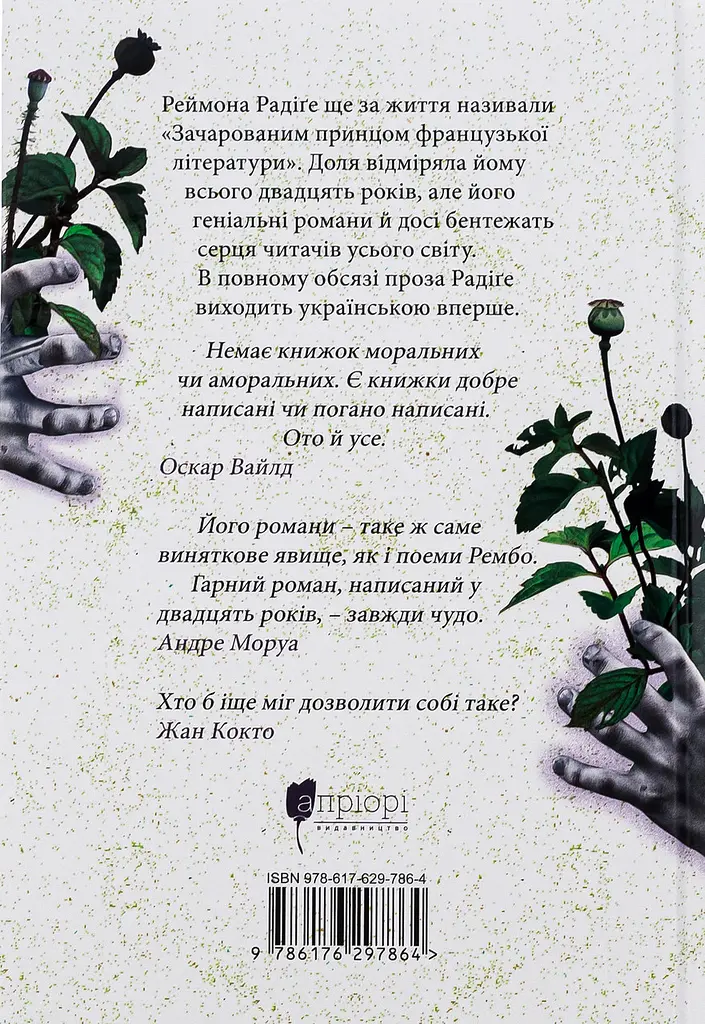 Тенета пристрасті - Реймон Радіге | Апріорі, книга українською, нова, тверда - фото 5