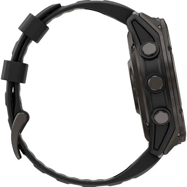Смарт-годинник Garmin Fenix 8 Pro AMOLED Sapphire 51mm Carbon Gray DLC Titanium with Black/Pebble Gray Silicone Band (010-03199-00/01) [145029] - фото 7
