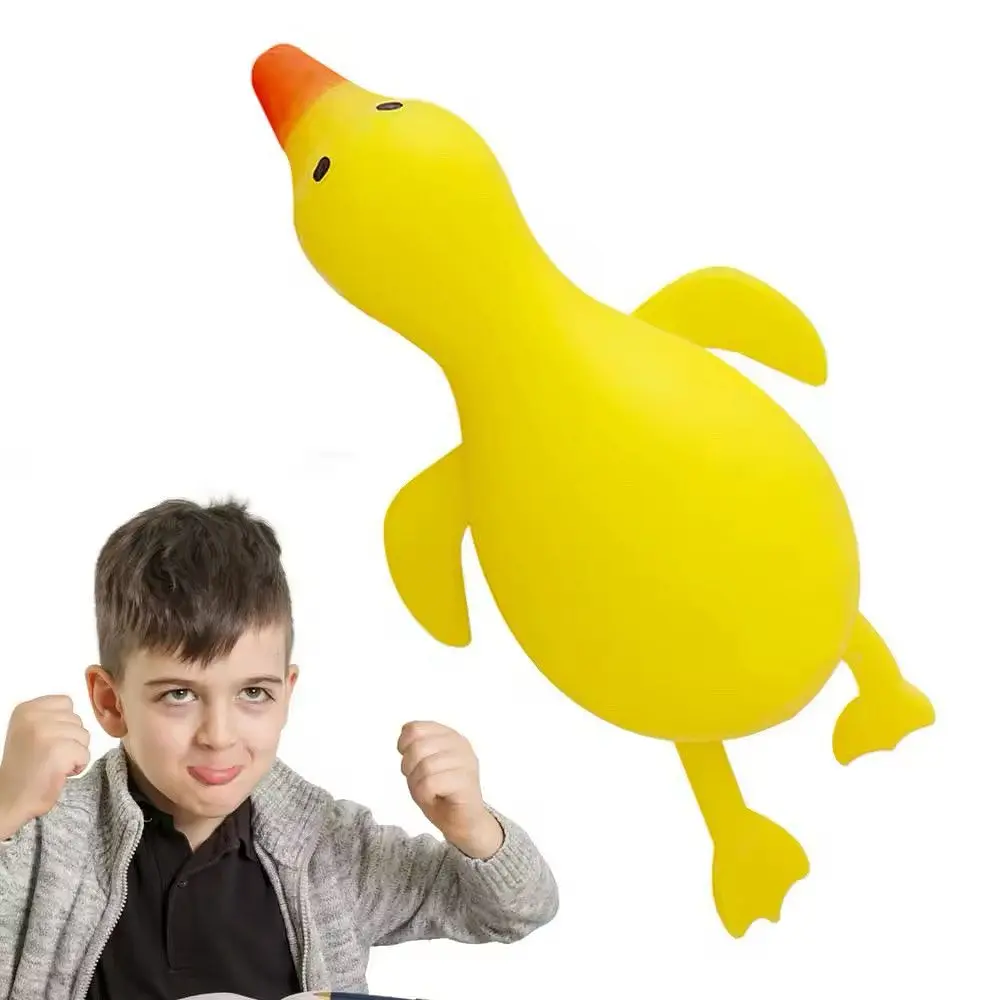 Іграшка антистрес каченя Сквіші Squishies жовте для дітей і дорослих (6920364575706) - фото 5