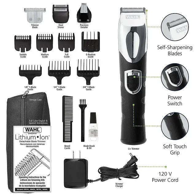 Тример для бороди та вусів Wahl Multi Purpose Grooming Kit 09854-616 - фото 7