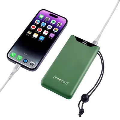 Батарея універсальна Intenso F10000 10000mAh QC3.0 green (7332037) - фото 6