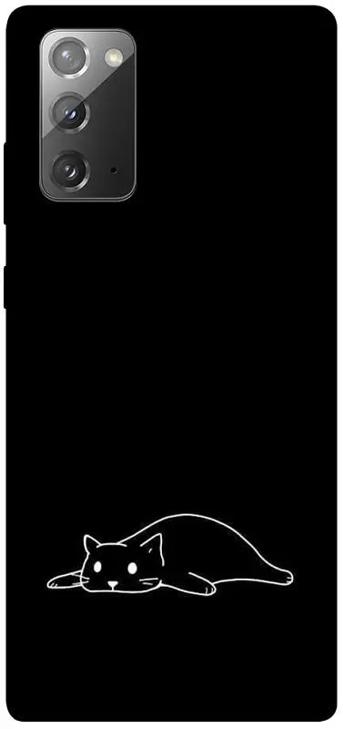 TPU чохол Demsky Lazy cat для Samsung Galaxy Note 20