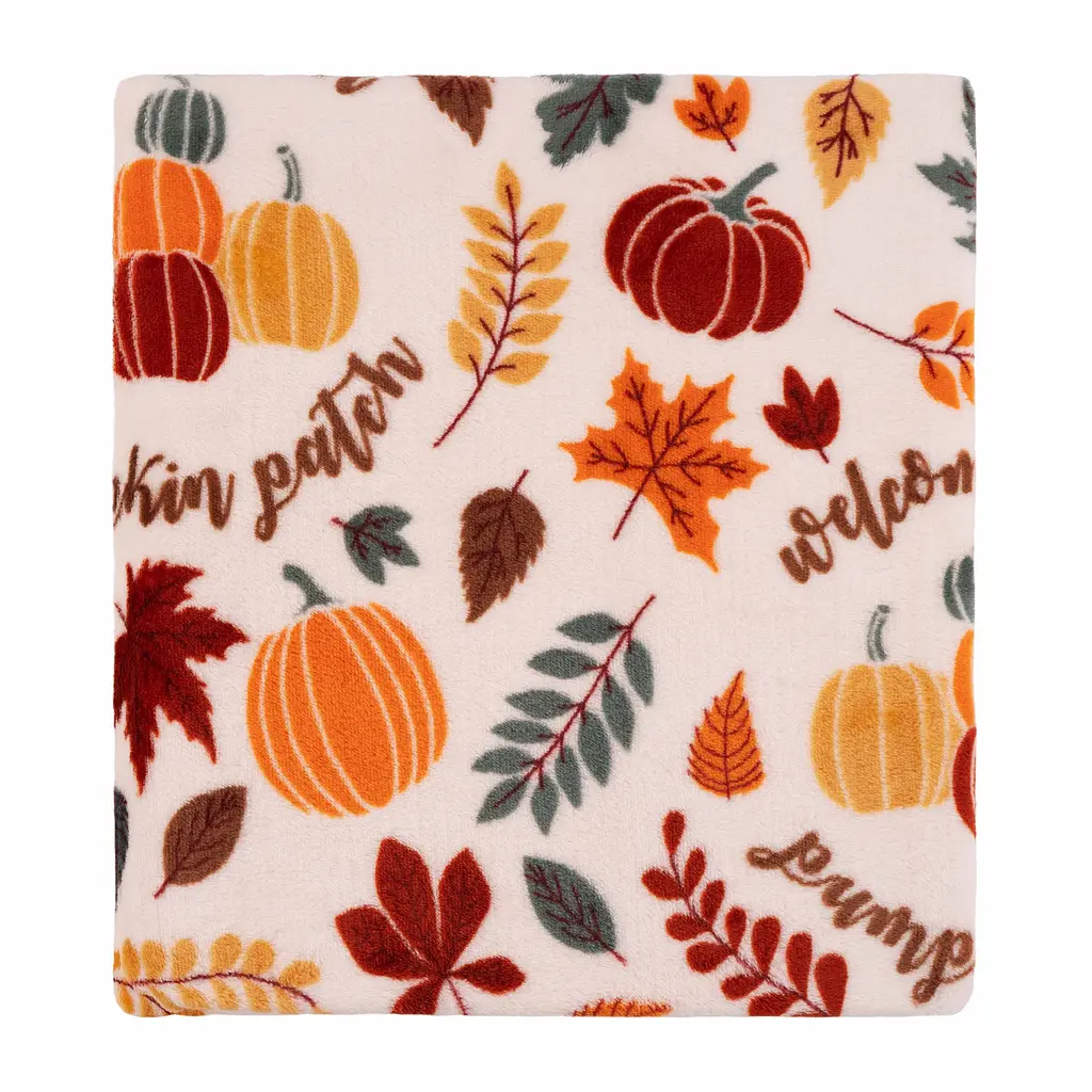 Плед Ardesto Autumn Flannel 160х200 см осінь білий (ART0146PB) - фото 2