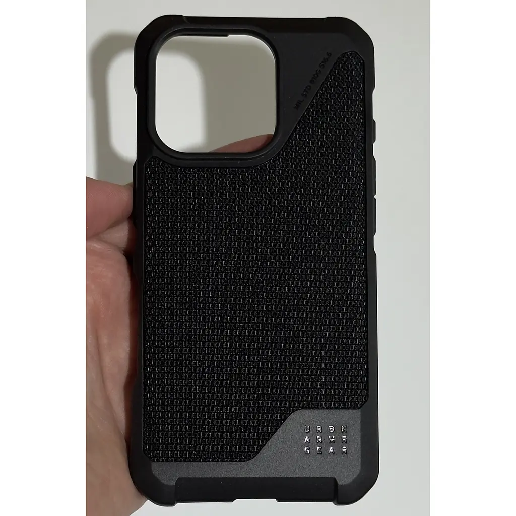 Оригінальний протиударний чохол UAG Metropolis LT MagSafe для iPhone 16 Pro (6.3") Kevlar Black 114452113940 - фото 5
