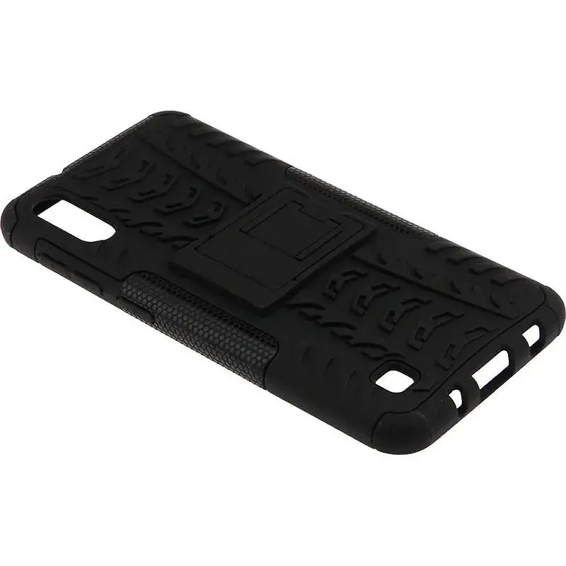 Чохол-накладка Toto Dazzle Kickstand 2 in 1 Case Samsung Galaxy A10 Black - фото 4