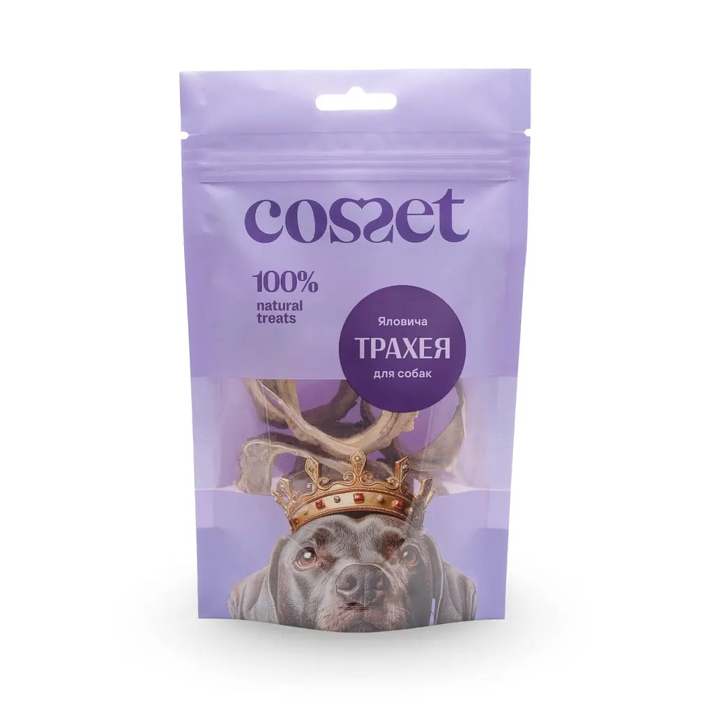Ласощі для собак Cosset ліофілізована яловича трахея 30 г (003004) - фото 2