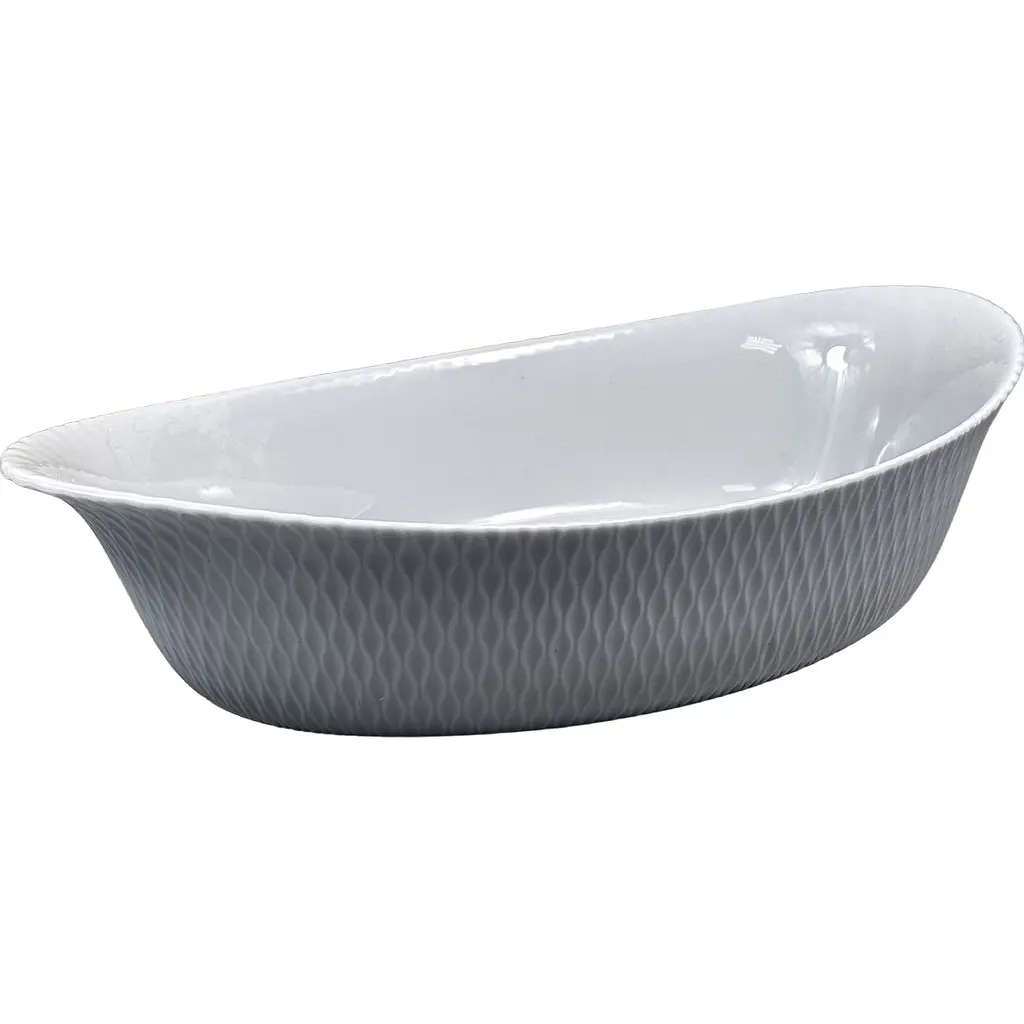 Форма скляна Luminarc Smart Cuisine Wavy Granit для запікання овальна 29 x 17 см (X1632)