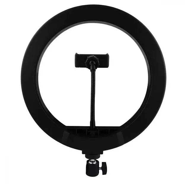 LED лампа 26 см M26 Кольцевая Черный - фото 2