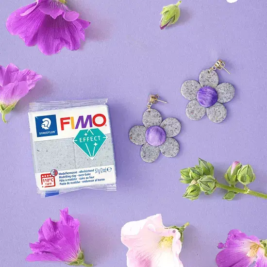 Полімерна глина Fimo Effect, 57 г., Ботаніка, сухоцвіт мальви, (8010-670) - фото 3