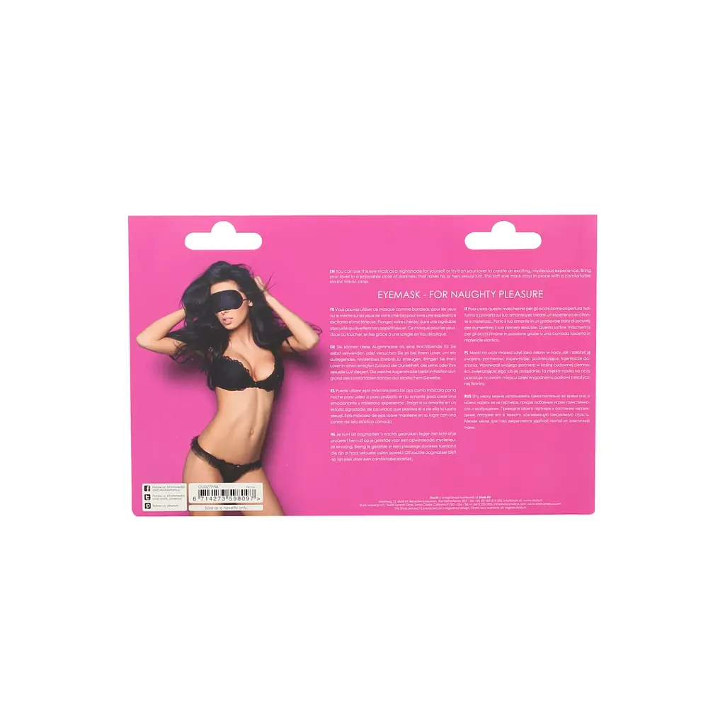 Маска на очі Ouch! Soft Eyemask (рожевий) - фото 5