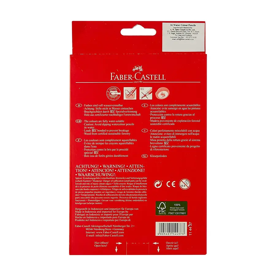 Акварельні олівці Art Grip 36 кол. Faber-Castell (4005401144373) - фото 2