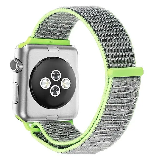 Нейлоновый ремешок Primo для Apple Watch 42 мм, 44 мм, 45 мм Green - фото 4