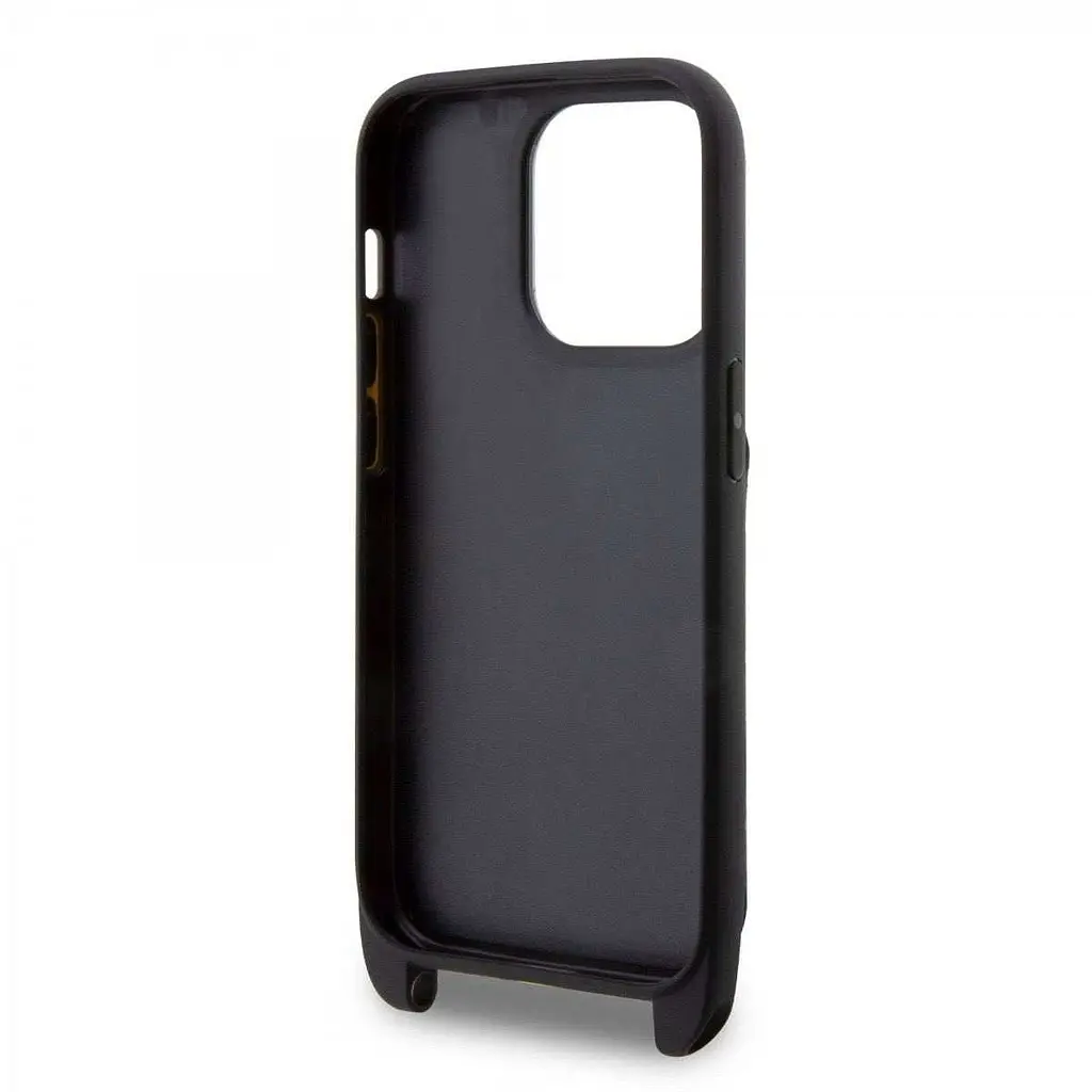 Чехол Karl Lagerfeld Saffiano Crossbody Karl and Choupette NFT для iPhOne 14 Pro Max Black - фото 6