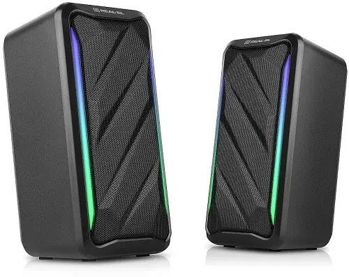 Колонки 2.0 S-130 Black 2 x 5 Вт REAL-EL teh0021037 - фото 4