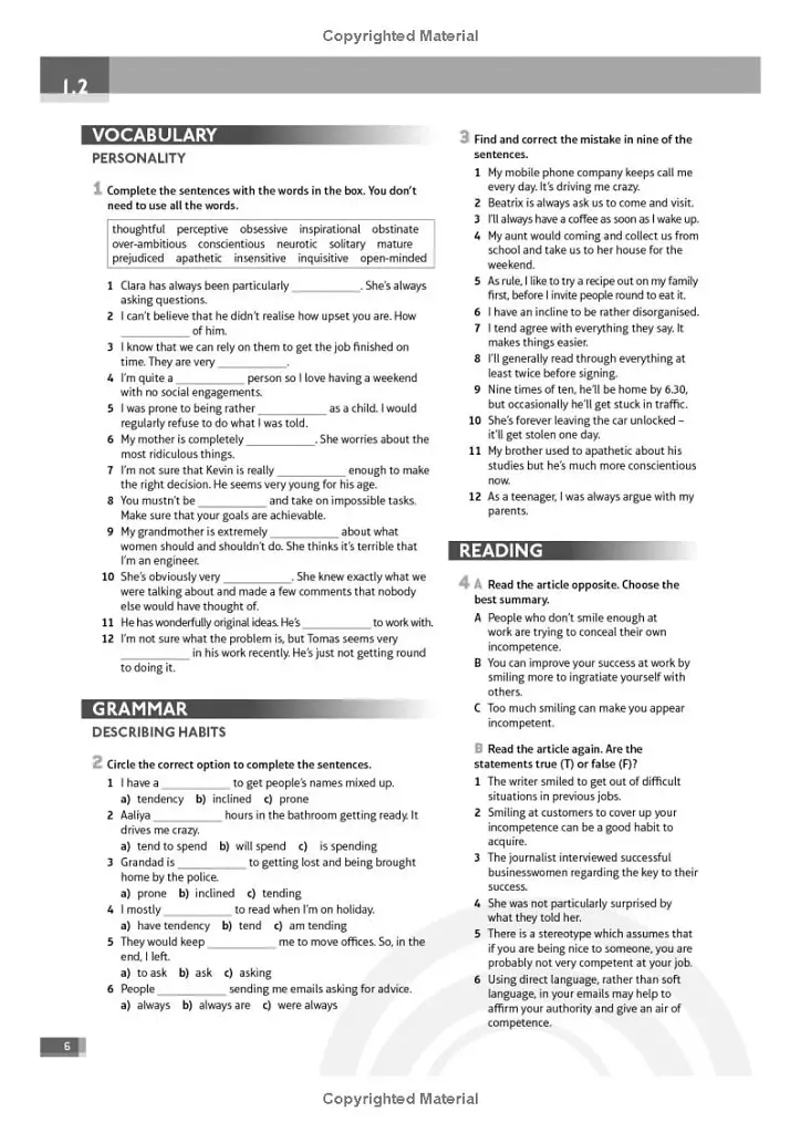 Speak Out. Advanced Workbook + key - фото 6