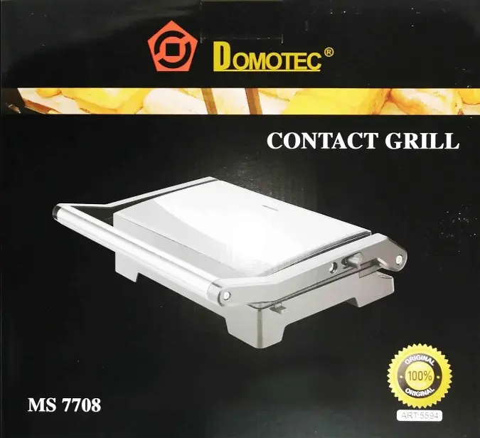 Контактний гриль Domotec MS 7708, притискний гриль - фото 2