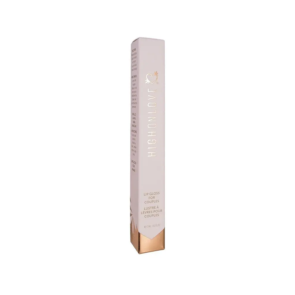 Стимулирующий блеск для губ HighOnLove - Couples Lip Gloss (7 мл) с эффектом вибрации, холод-тепло HighOnLove HOL18203; SO3374 101253 - фото 2