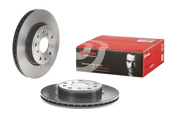 Диск гальмівний вентильований Fiat Sedici, Suzuki SX4 06-25р Brembo (09.A296.11) - фото 2