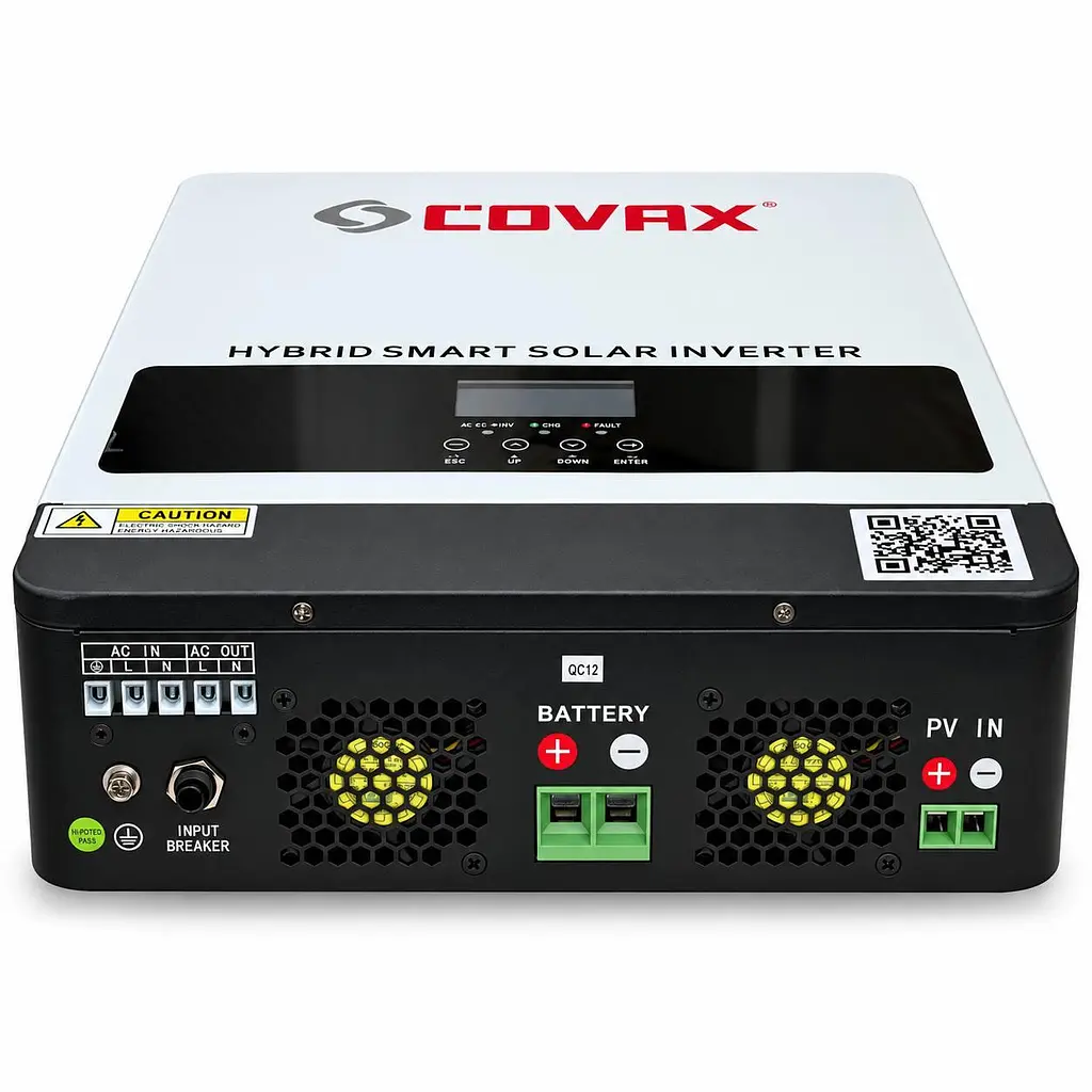 Інвертор COVAX 3200-24V гібридний 3,2 кВА з контролером MPPT 80 А - фото 4