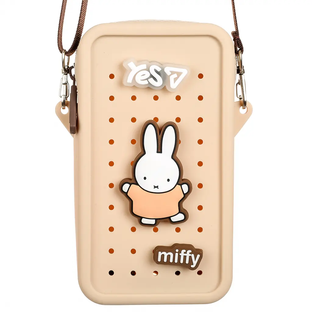 Сумка через плече силіконова Yes CBS-1 Miffy Bunny 17.3х9.3х4 см бежева (550536) - фото 2