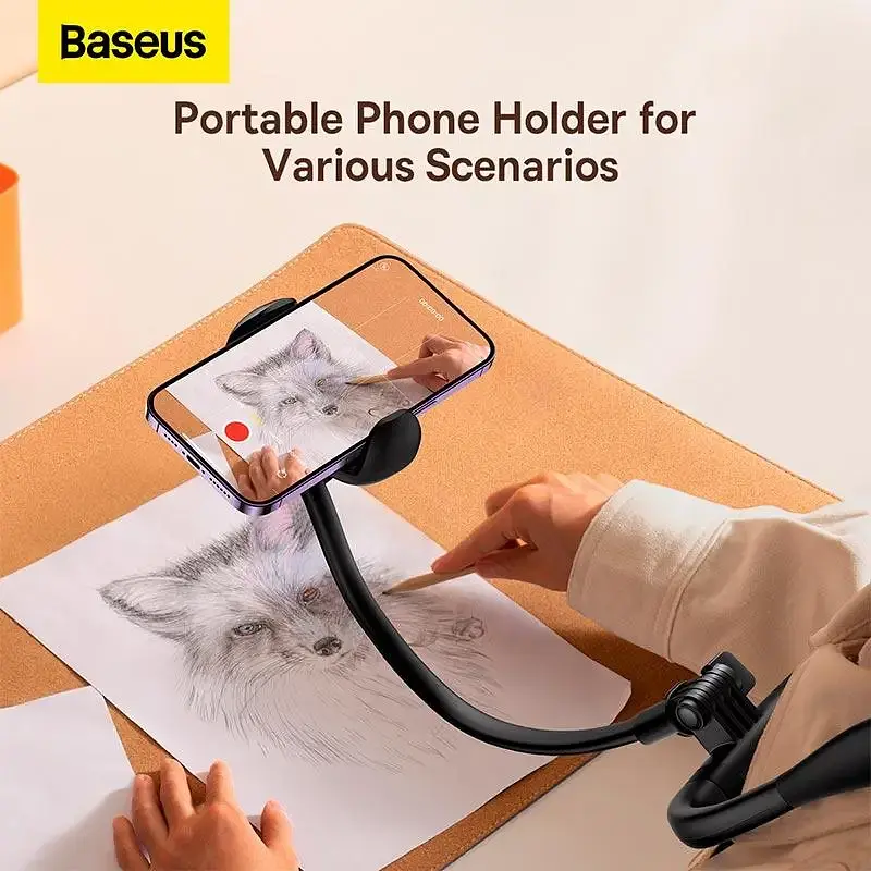Тримач-холдер для смартфона Baseus ComfortJoy Series Neck Phone Holder (LUGB000001) - фото 8