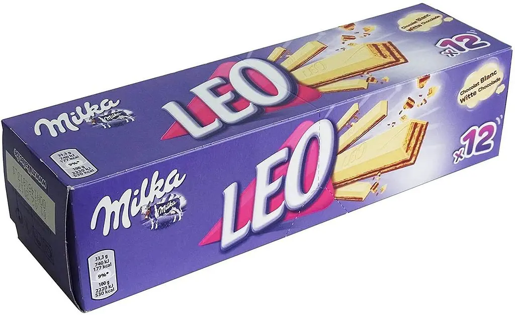 Вафельні батончики Milka Leo Milk Chocolate 12 х 33 г - фото 5
