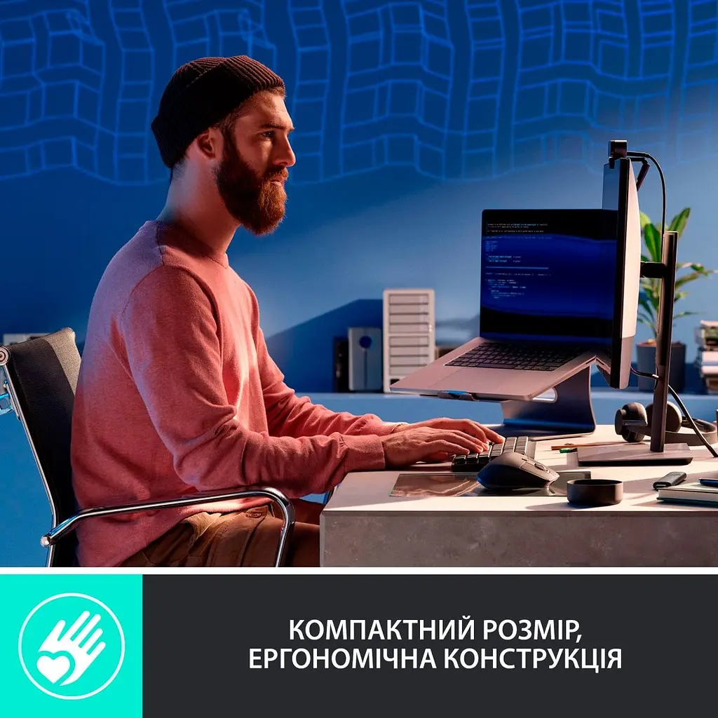 Клавіатура Logitech MX Mechanical Mini Clicky Wireless Illuminated Graphite (920-010782) [81154] - фото 6