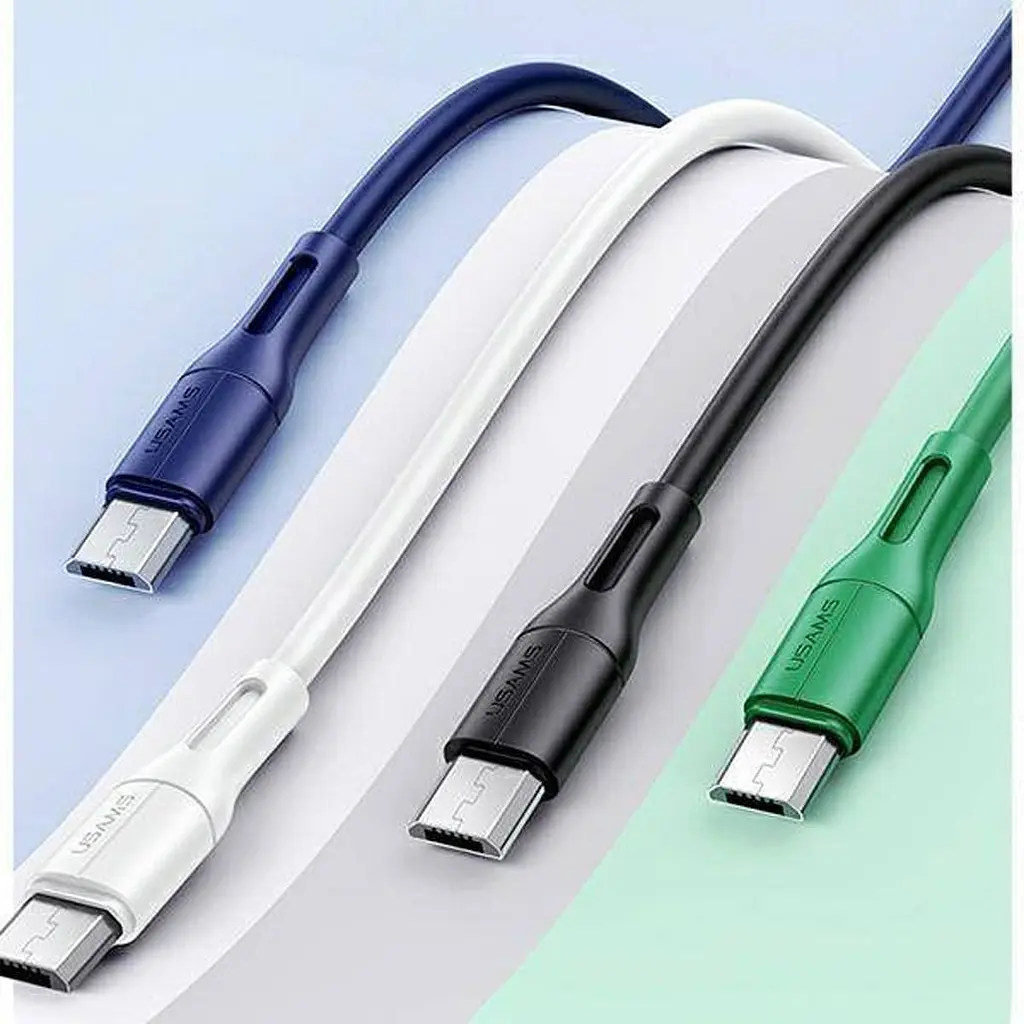 Кабель Usams USB-MicroUSB U68 2A 1m [White] [66701] - фото 3