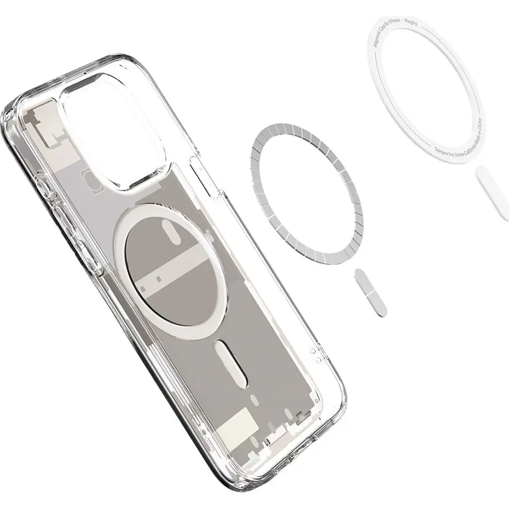 Чохол Spigen Ultra Hybrid Zero One with MagSafe для Apple iPhone 15 Pro Max Natural Titanium [ACS07211] [105329] - фото 6