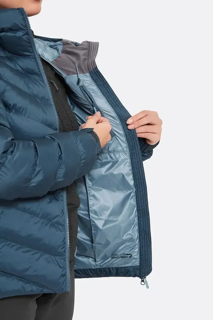 Жіноча тепла куртка Rab Nebitron Pro Jacket Womens 10 Темно-синій - фото 4