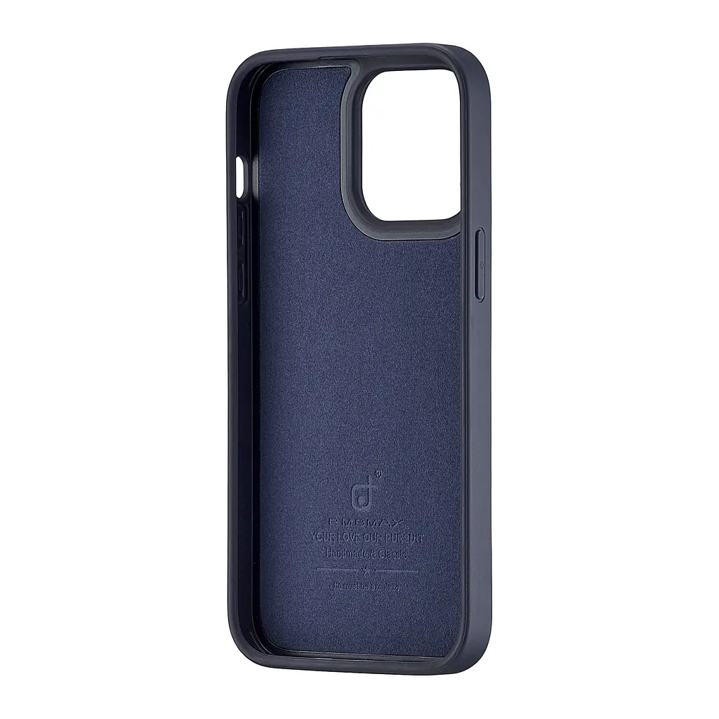 Чохол Jinduka Leather Case with MagSafe iPhone 14 Pro Max Deep Blue - фото 3