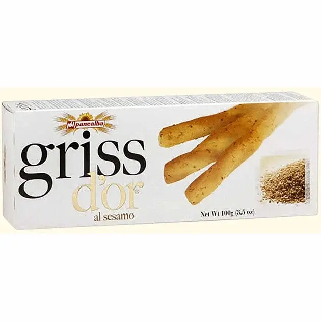 Грісіні Panealba Griss d'or al Sesamo з кунжутом 100 г