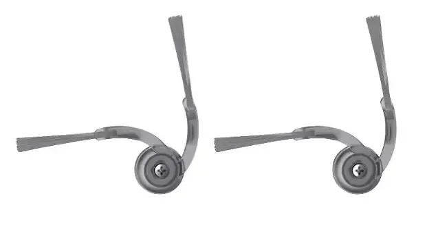 Боковые щетки для робота-пылесоса Roborock Qrevo 5AE ( QRSP52-00 QRSP02-00 ) / 5A1 / Curv / Edge 5V1 / 2 шт. - фото 3