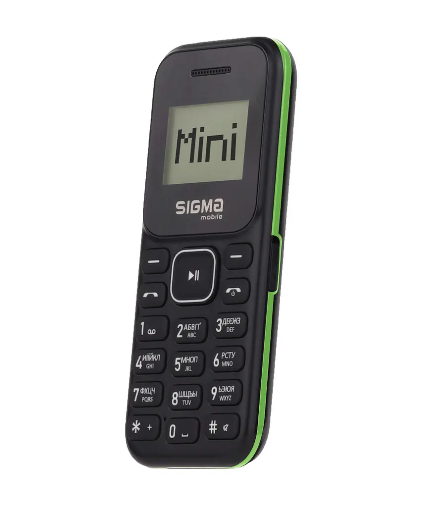 Телефон Sigma X-style 14 Mini чорний зелений - фото 3