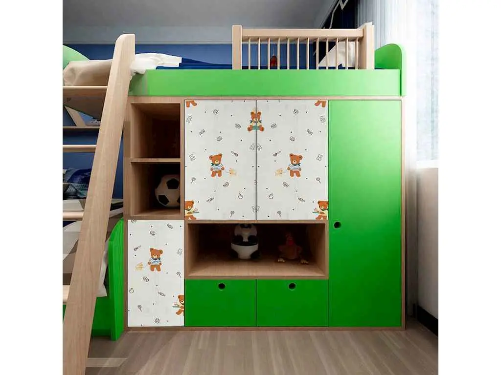 Плівка на самоклейці STICKER WALL 45см * 10м дитяча 0,07мм Ведмедик SW-00000818 - фото 6