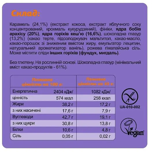 Батончик Fizi Guilty Pleasure Box 10 шт. x 45 г - фото 7