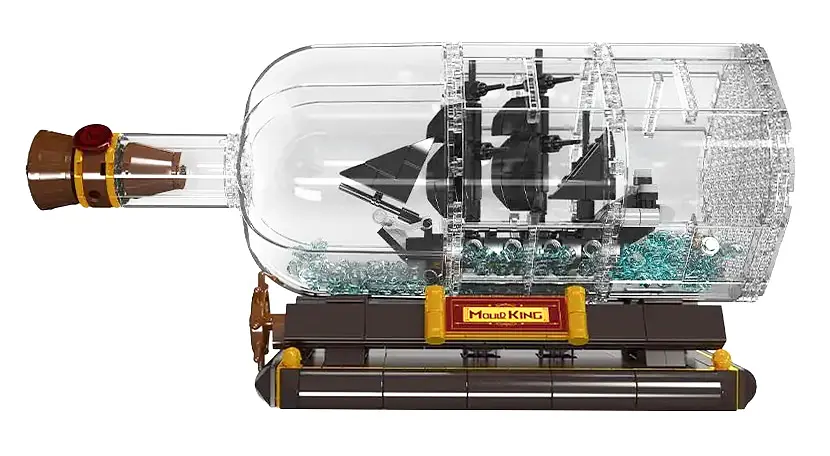 Конструктор Пиратский корабль в бутылке 792 элемента - фото 5