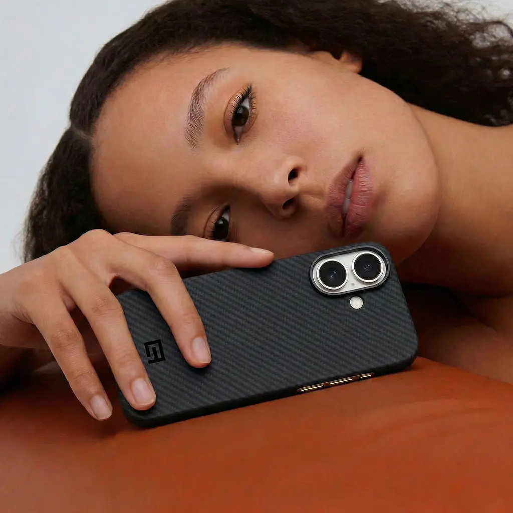 Чехол ArmorStandart BlackIcon Aramid Twill MagCase для Apple iPhone 17 Black (ARM90148) - фото 9