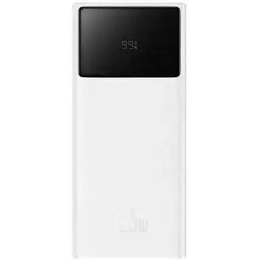 Портативна батарея Baseus Star-Lord Digital Display 22.5W 30000mAh біла - фото 1