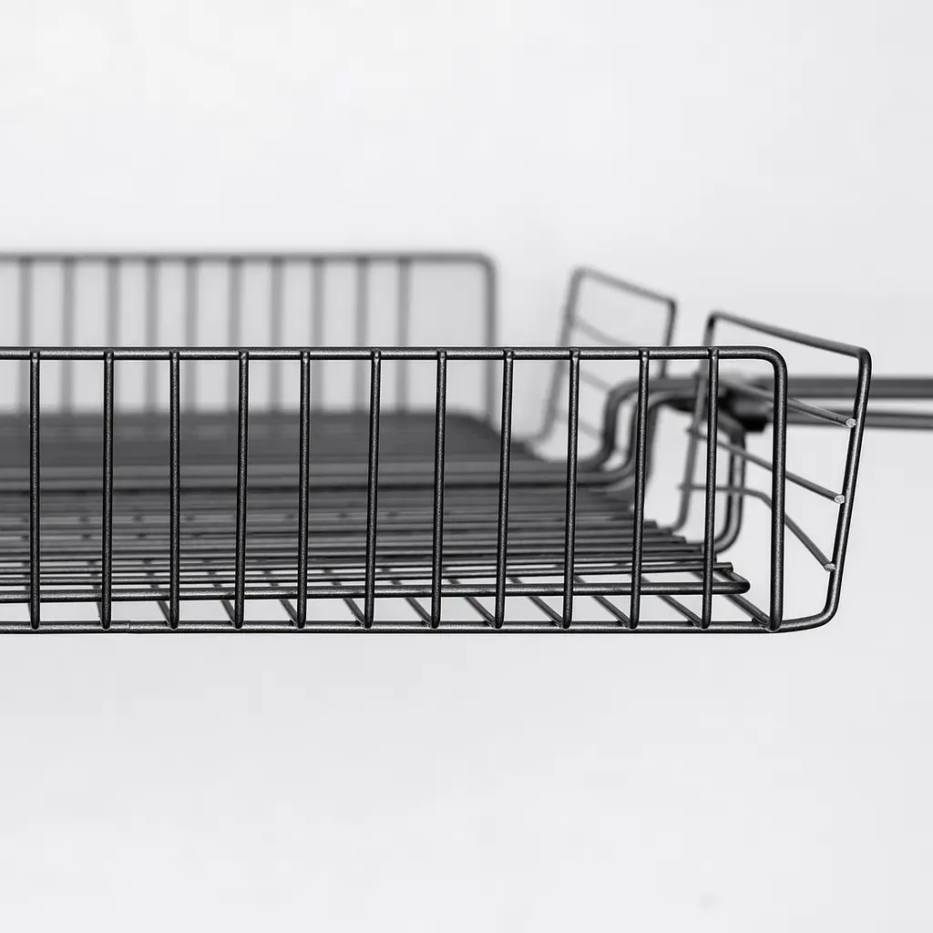 Решетка для гриля и барбекю Yiwu глубокая 38х26 см для костра мангала кемпинга решетка для барбекю гриля шашлыка BQ-10 - фото 7