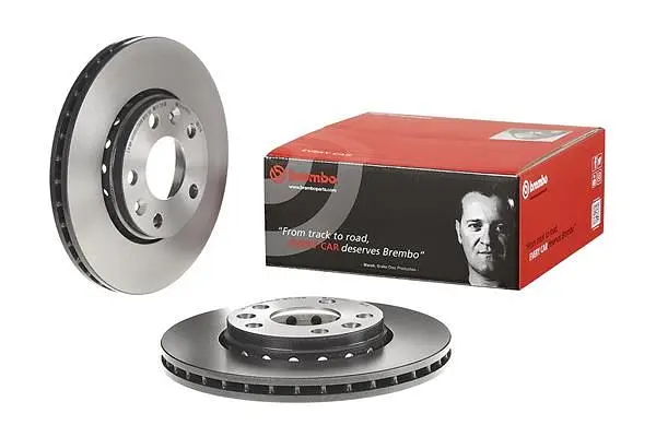 Диск гальмівний вентильований Dacia Duster, Bigster, Renault Kaptur 07-25р Brembo (09.A727.11) - фото 2