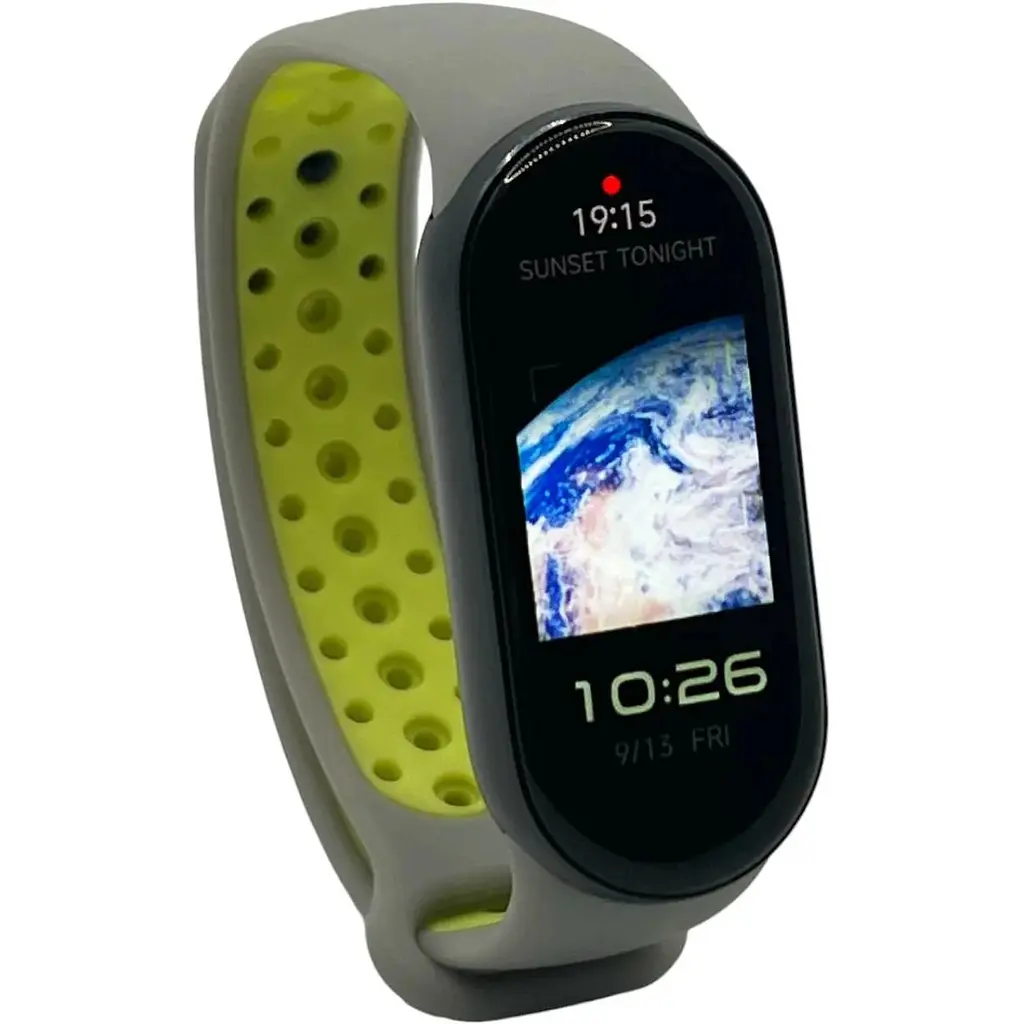 Ремінець Becover Vents Style для Xiaomi Mi Smart Band 9 Gray-Green (711986) - фото 4