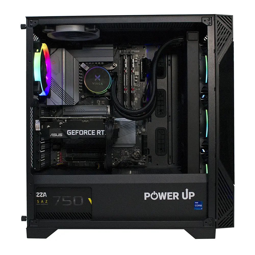 Робоча станція Power Up Desktop #316 Core i7 14700K/32 GB/SSD 1TB/GeForce RTX 4060Ti 16 Gb - фото 2
