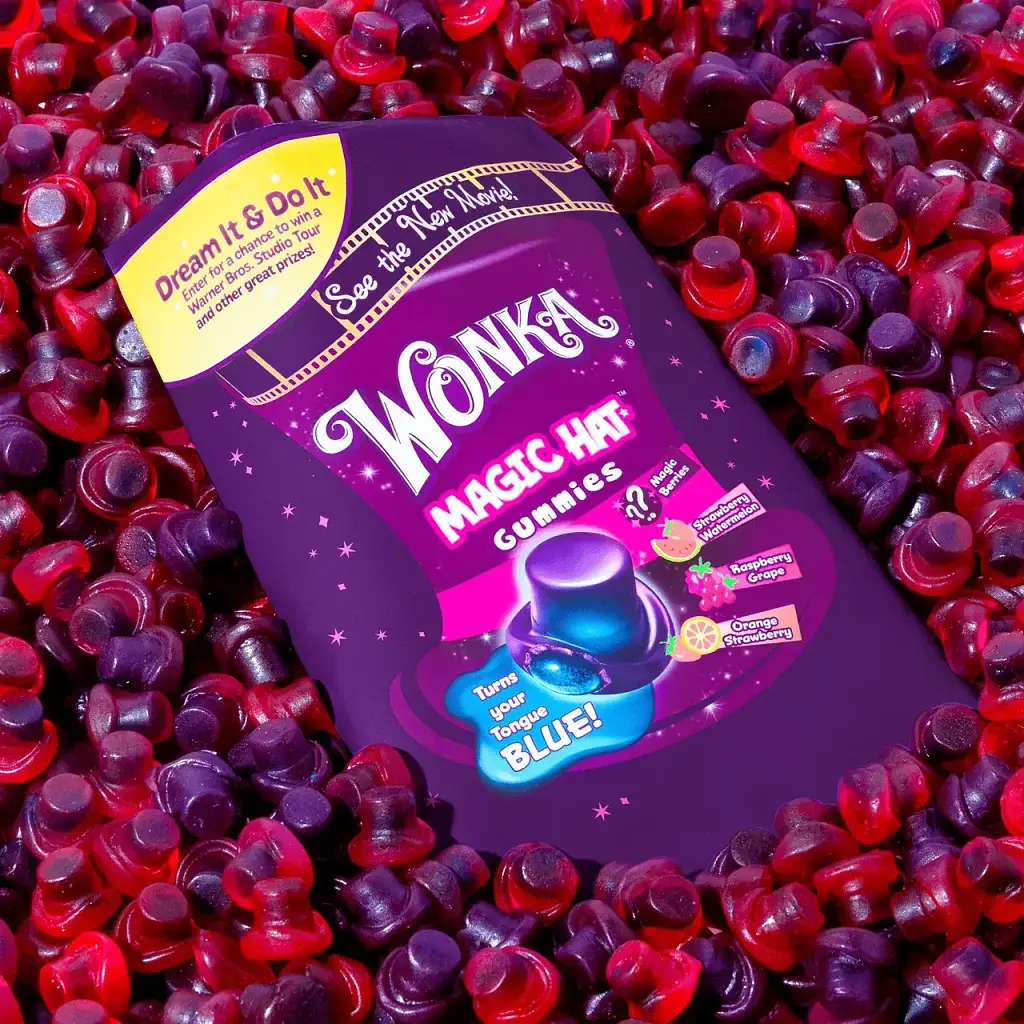 Желейні цукерки Wonka Magic Hat Fruit Flavored Gummy Candy 170g - фото 2