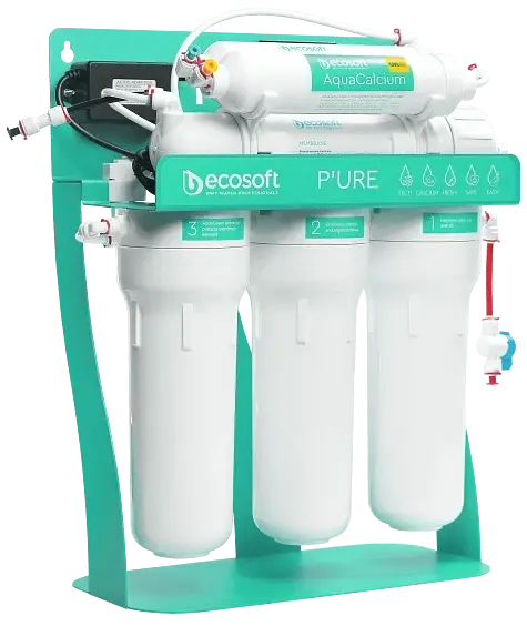 Фільтр зворотного осмосу Ecosoft P'URE AquaCalcium MINT з помпою на станині (MO675PSMACECO) - фото 4