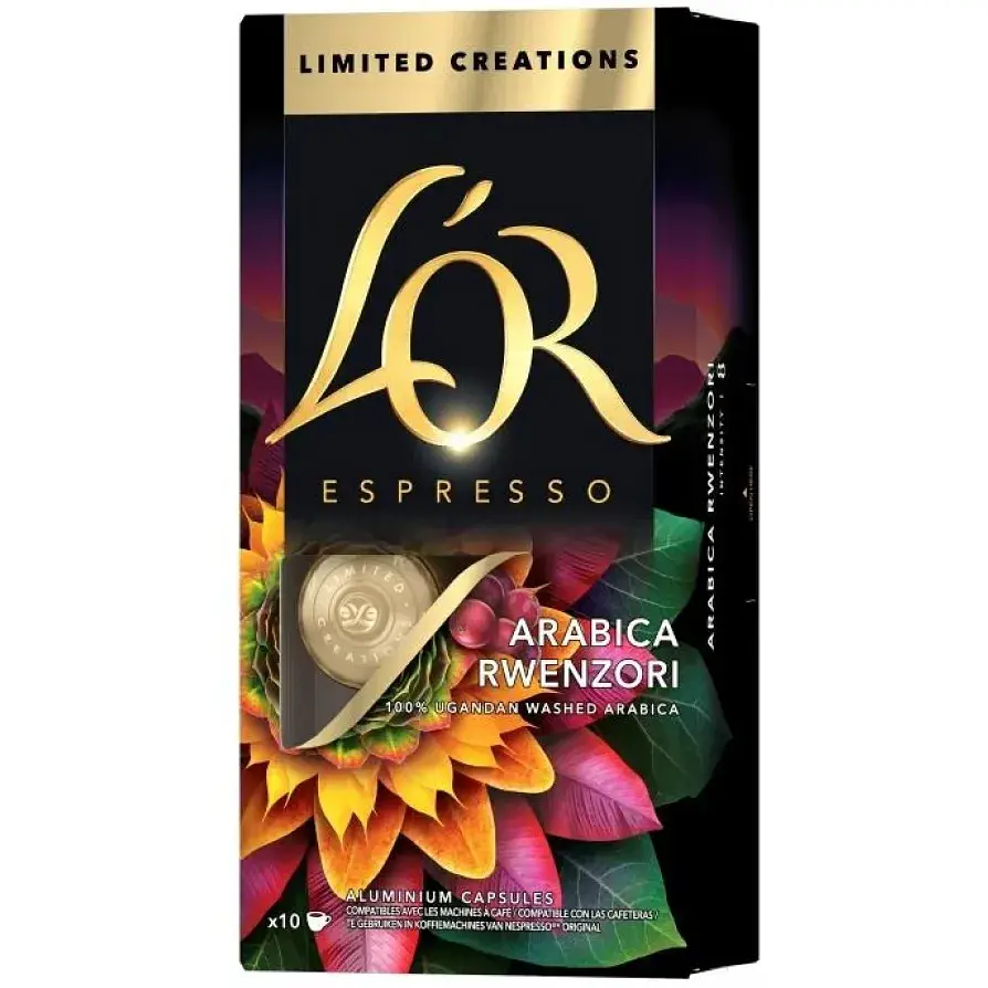 Набор кофе в капсулах L'OR Limited Creations Uganda 100 капсул (10 п. х 10 шт.) - фото 2